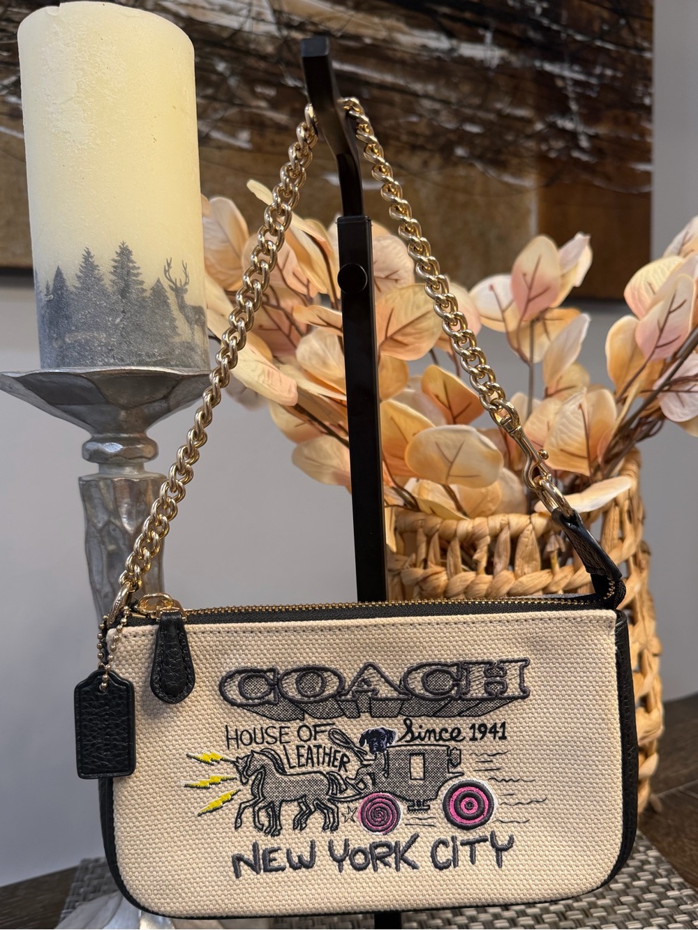 Coach New York City Nolita 19 with Art School Graphic